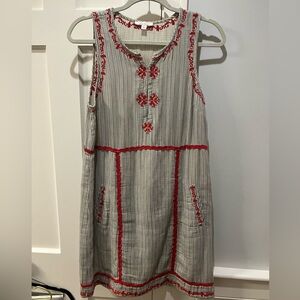 Ella Moss Sleeveless Mini Shift Dress white. Used condition. Size S